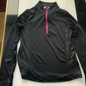 Danskin Black Pullover with Pink Accents